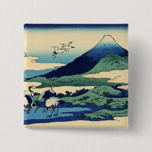 Katsushika Hokusai - Umegawa in Sagami province Button
