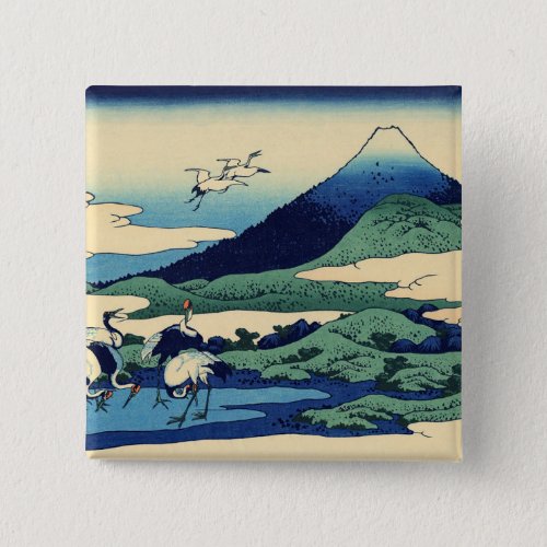 Katsushika Hokusai _ Umegawa in Sagami province Button