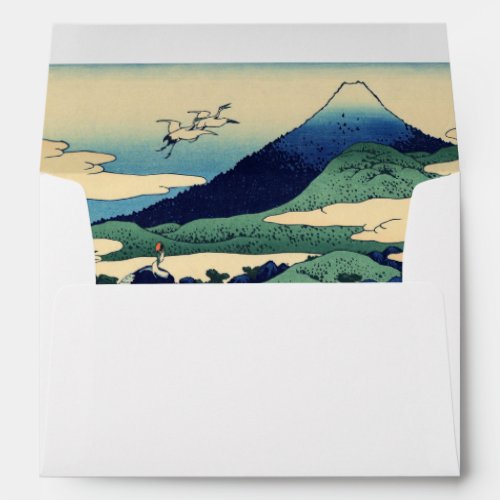 Katsushika Hokusai _ Umegawa in Sagami province Envelope