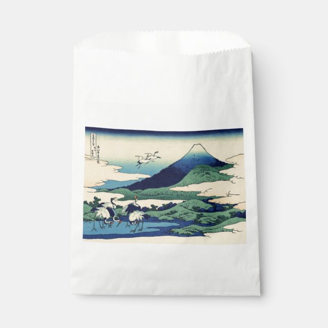 Katsushika Hokusai - Umegawa in Sagami province Favor Bag (Front)