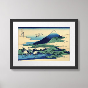 Katsushika Hokusai - Umegawa in Sagami province Framed Art