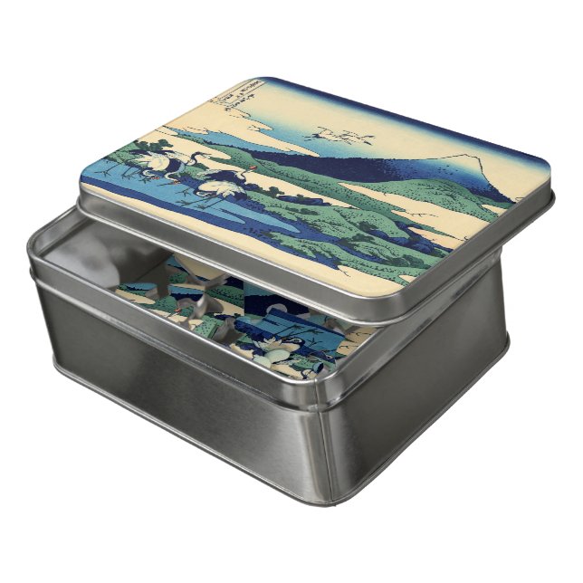 Katsushika Hokusai - Umegawa in Sagami province Jigsaw Puzzle (Lid Open)