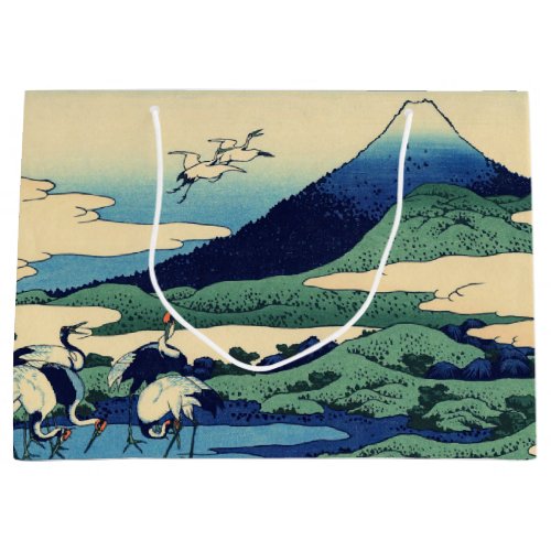 Katsushika Hokusai _ Umegawa in Sagami province Large Gift Bag