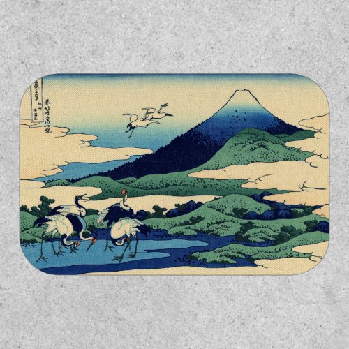 Katsushika Hokusai _ Umegawa in Sagami province Patch