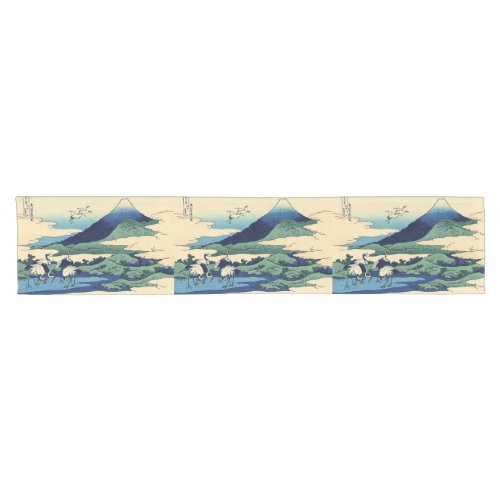 Katsushika Hokusai _ Umegawa in Sagami province Short Table Runner