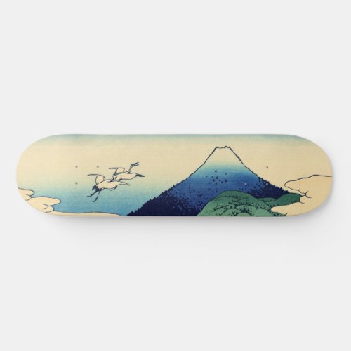 Katsushika Hokusai _ Umegawa in Sagami province Skateboard