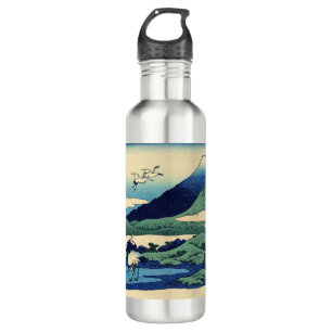 Katsushika Hokusai - Umegawa in Sagami province Stainless Steel Water Bottle