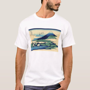 Katsushika Hokusai - Umegawa in Sagami province T-Shirt