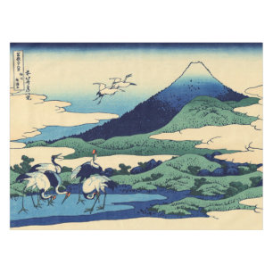 Katsushika Hokusai - Umegawa in Sagami province Tablecloth
