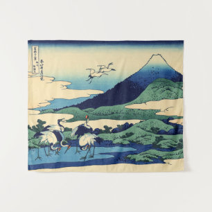 Katsushika Hokusai - Umegawa in Sagami province  Tapestry