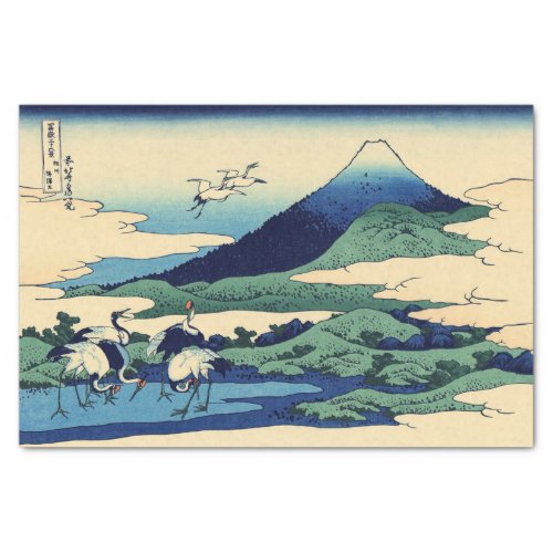 Katsushika Hokusai _ Umegawa in Sagami province Tissue Paper