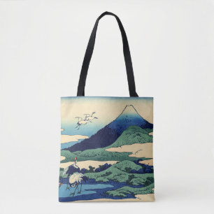 Katsushika Hokusai - Umegawa in Sagami province Tote Bag