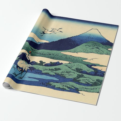 Katsushika Hokusai _ Umegawa in Sagami province Wrapping Paper