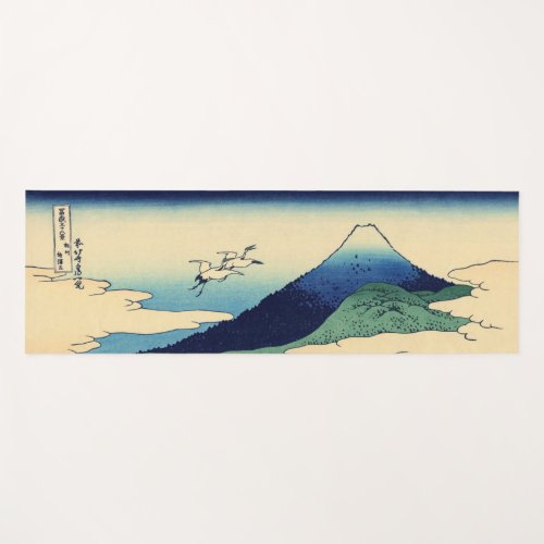 Katsushika Hokusai _ Umegawa in Sagami province Yoga Mat