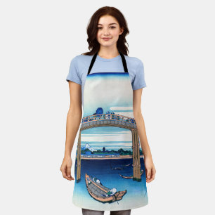 Katsushika Hokusai - Under Mannen Bridge, Fukagawa Apron