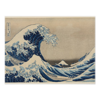 Katsushika Hokusai,Under the Wave off Kanagawa Poster