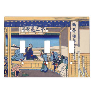 Katsushika Hokusai - Yoshida on the Tokaido Light Switch Cover