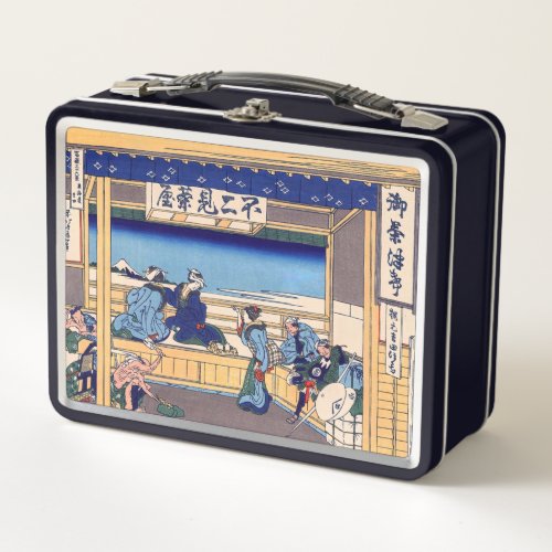 Katsushika Hokusai _ Yoshida on the Tokaido Metal Lunch Box