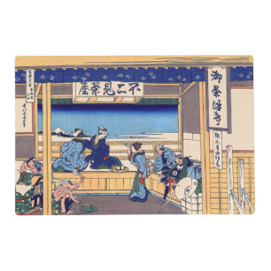 Katsushika Hokusai - Yoshida on the Tokaido Placemat