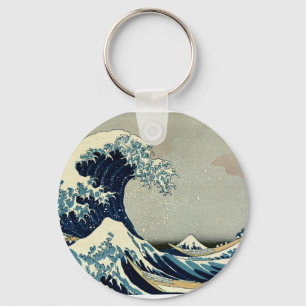 Katsushika Hokusai's The Great Wave off Kanagawa Keychain