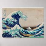 Katsushika Hokusai&#39;s The Great Wave Off Kanagawa Poster