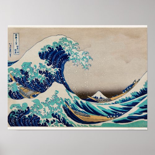 Katsushika Hokusais The Great Wave Off Kanagawa Poster