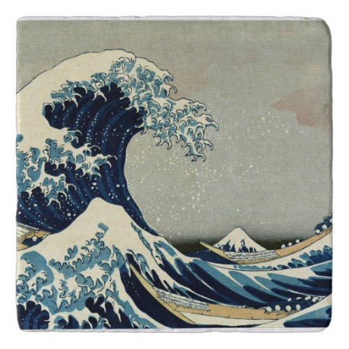 Katsushika Hokusais The Great Wave off Kanagawa Trivet