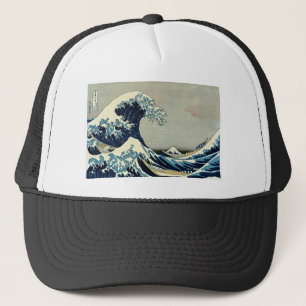 Katsushika Hokusai's The Great Wave off Kanagawa Trucker Hat