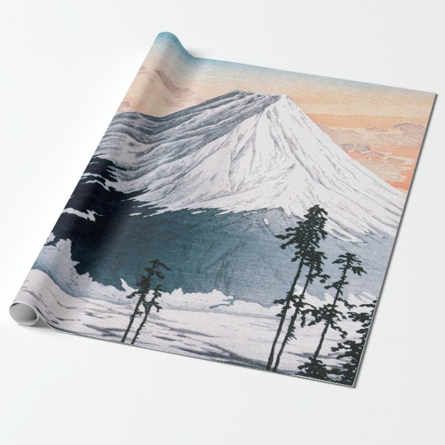 Katsuyama Neighborhood by Hiroaki Takahashi Wrapping Paper (Unrolled)