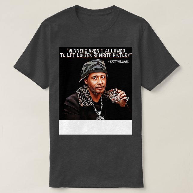 Katt Williams Winners Losers Baseball TShirt (Design Front)