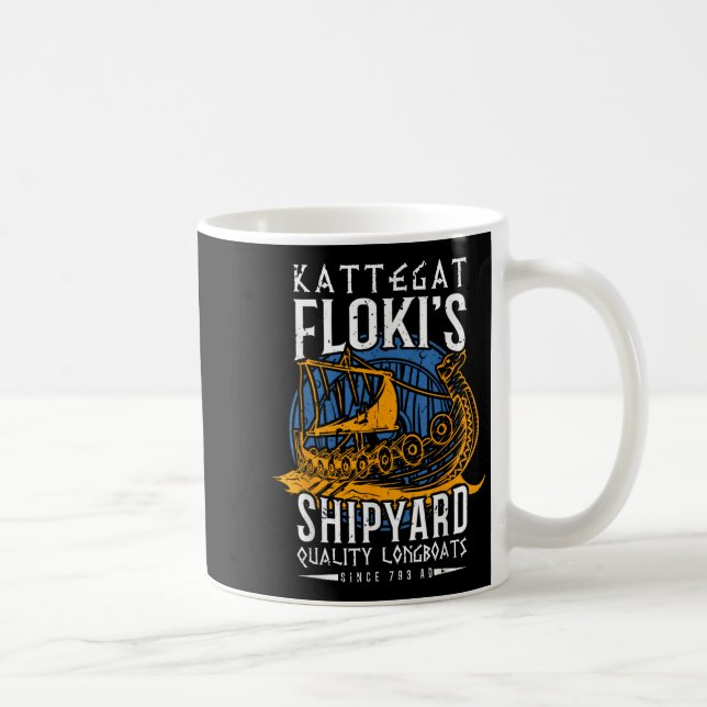 Kattegat Flokis Shipyard - Nordic Mythology &amp;  Coffee Mug (Right)