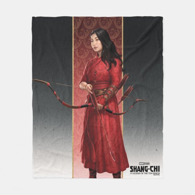 Katy Bow & Arrow Fleece Blanket (Front)