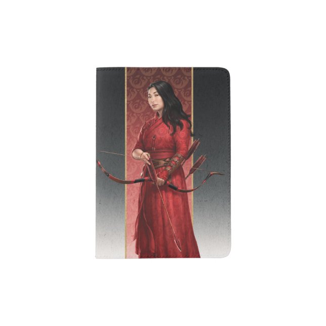 Katy Bow & Arrow Passport Holder (Front)