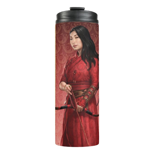Katy Bow & Arrow Thermal Tumbler (Front)