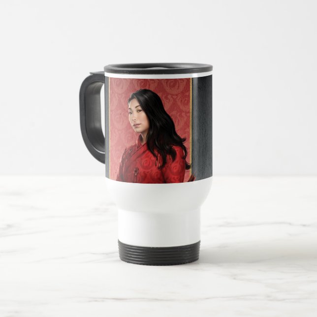 Katy Bow & Arrow Travel Mug (Front Left)