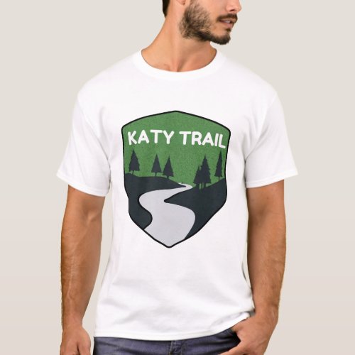 Katy Trail Adventure Exploring Natures Pathway T_Shirt