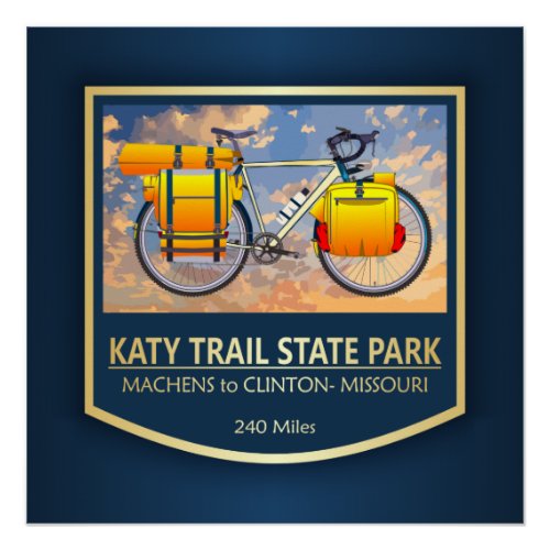 Katy Trail bike22 Poster