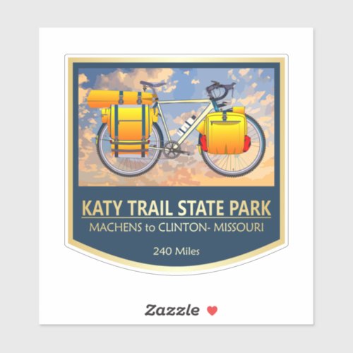 Katy Trail bike22 Sticker