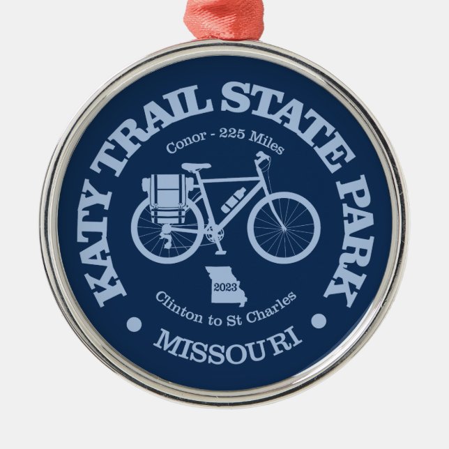 Katy Trail (Conor) Metal Ornament (Front)