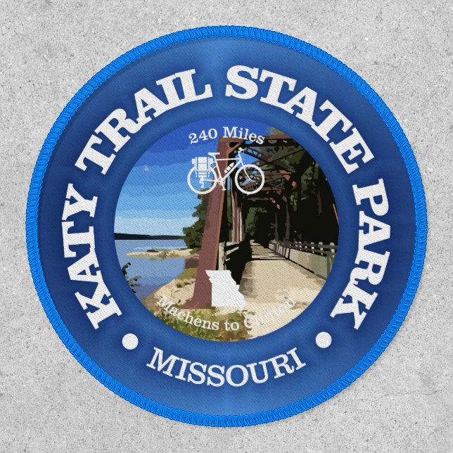Katy Trail (cycling c) Patch (Front)