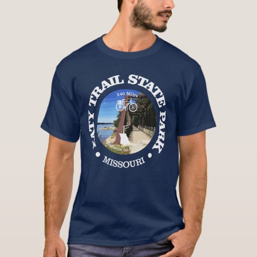 Katy Trail cycling c T_Shirt