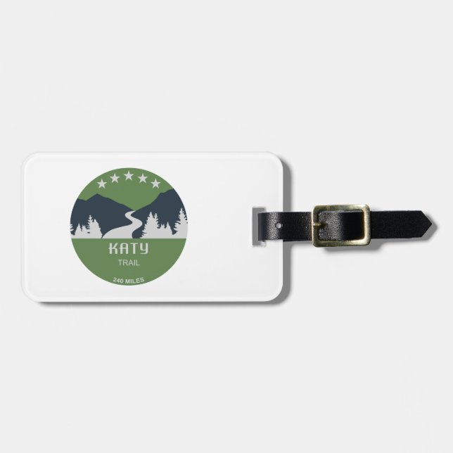 Katy Trail Luggage Tag (Front Horizontal)