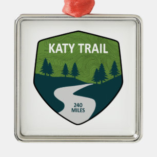 Katy Trail Metal Ornament