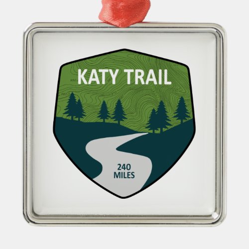 Katy Trail Metal Ornament