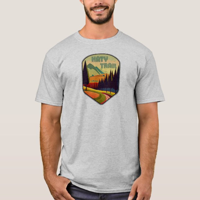 Katy Trail Missouri Colors T-Shirt (Front)