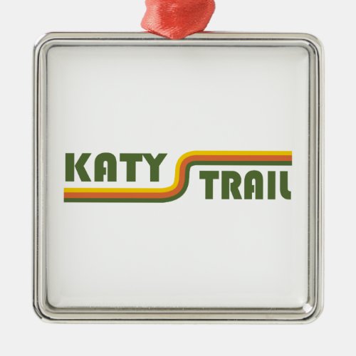 Katy Trail Missouri Metal Ornament