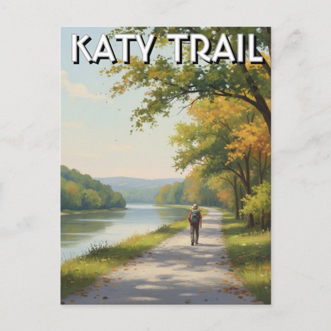 Katy Trail Missouri Travel Postcard (Front)