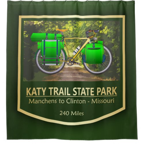 Katy Trail SP bike2 Shower Curtain