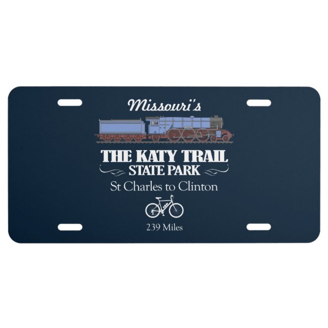 Katy Trail SP (RT2) License Plate (Front)