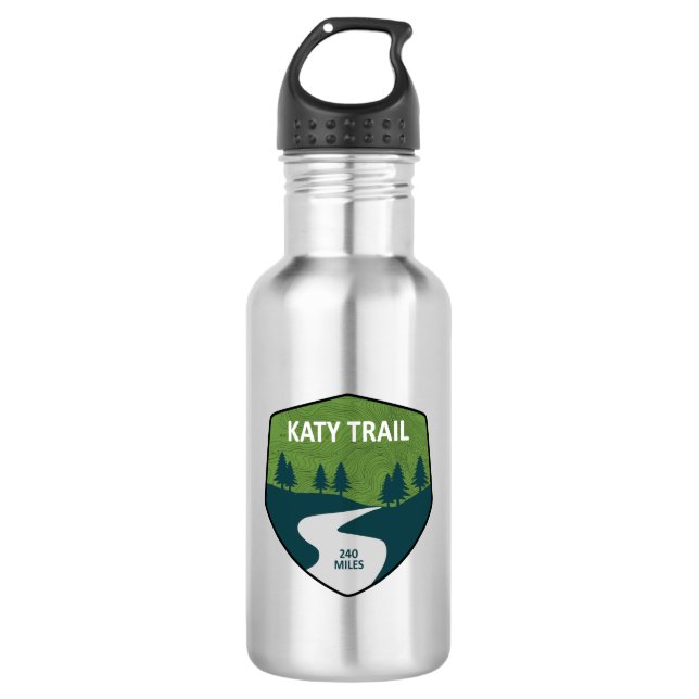 Katy Trail Stainless Steel Water Bottle (Front)